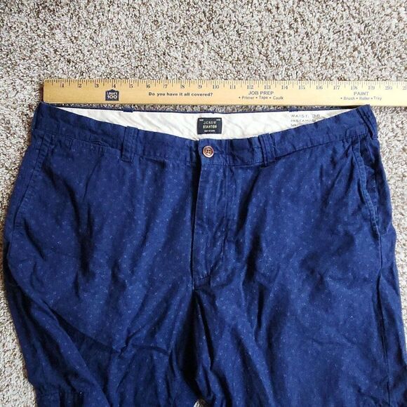 J.CREW Shorts Mens 38 Blue Stanton Chino Lightweight Preppy - Picture 7 of 7